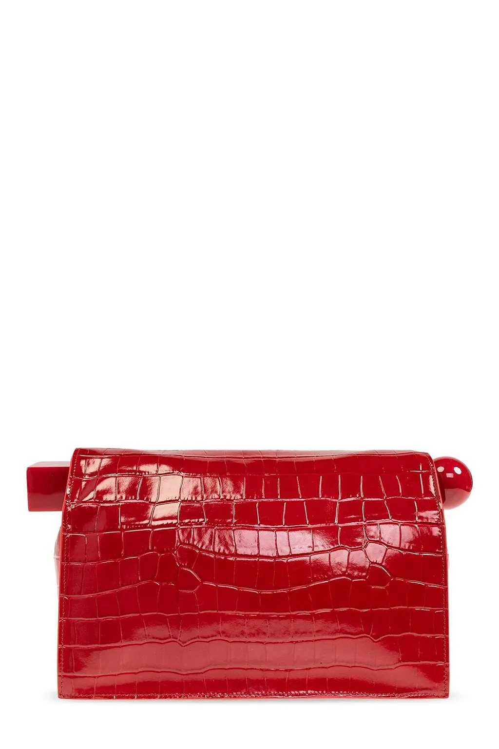 Jacquemus La Pochette Rond Logo Detailed Clutch Bag