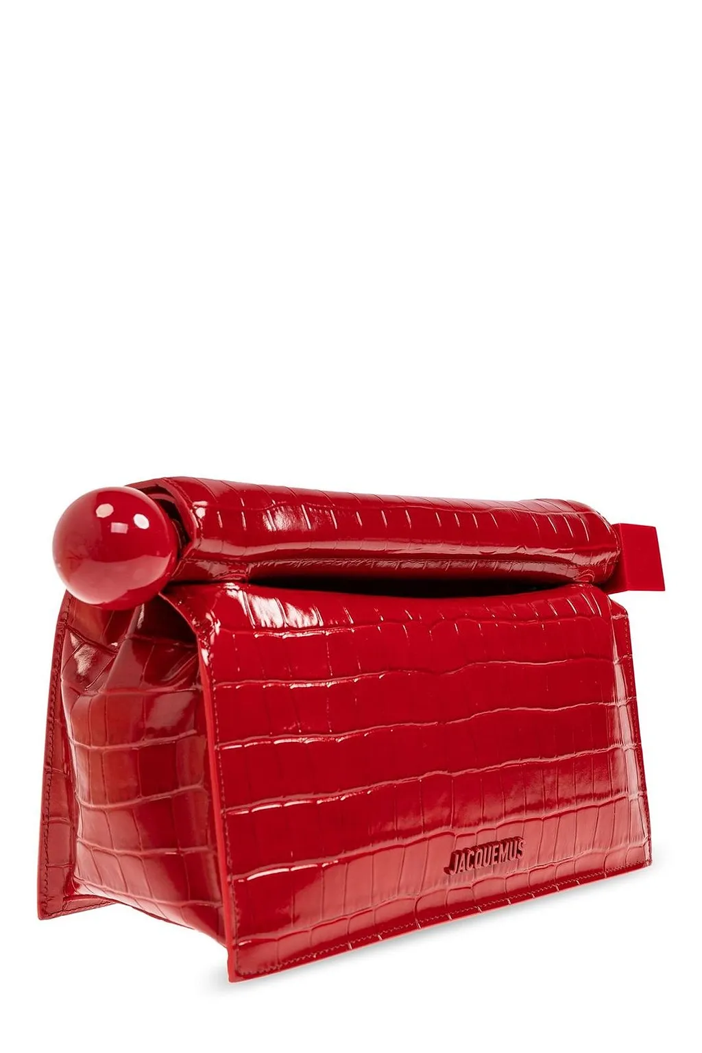 Jacquemus La Pochette Rond Logo Detailed Clutch Bag