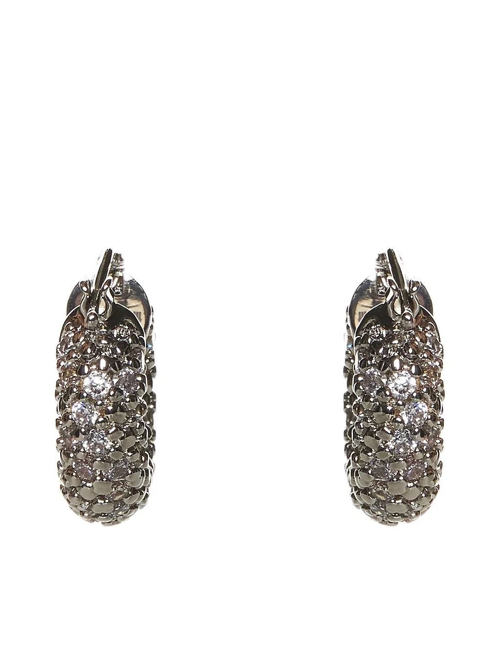 Jil Sander Embellished Hoop Earrings