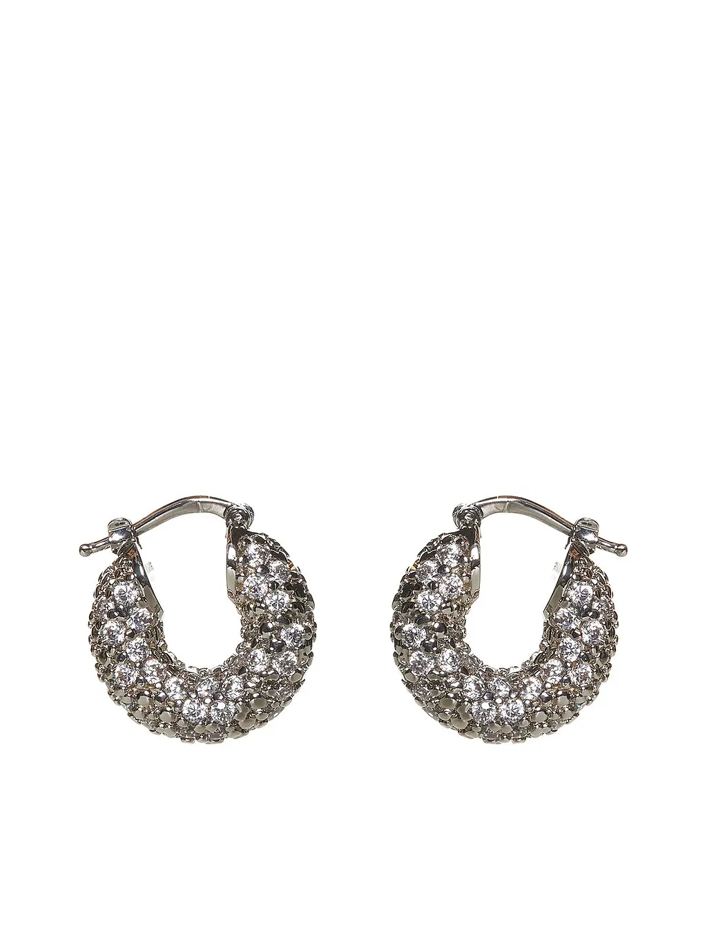 Jil Sander Embellished Hoop Earrings