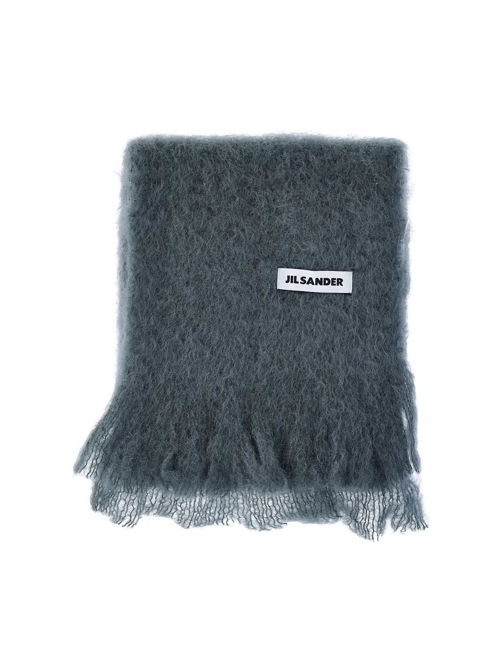 Jil Sander Fringed Brushed Scarf