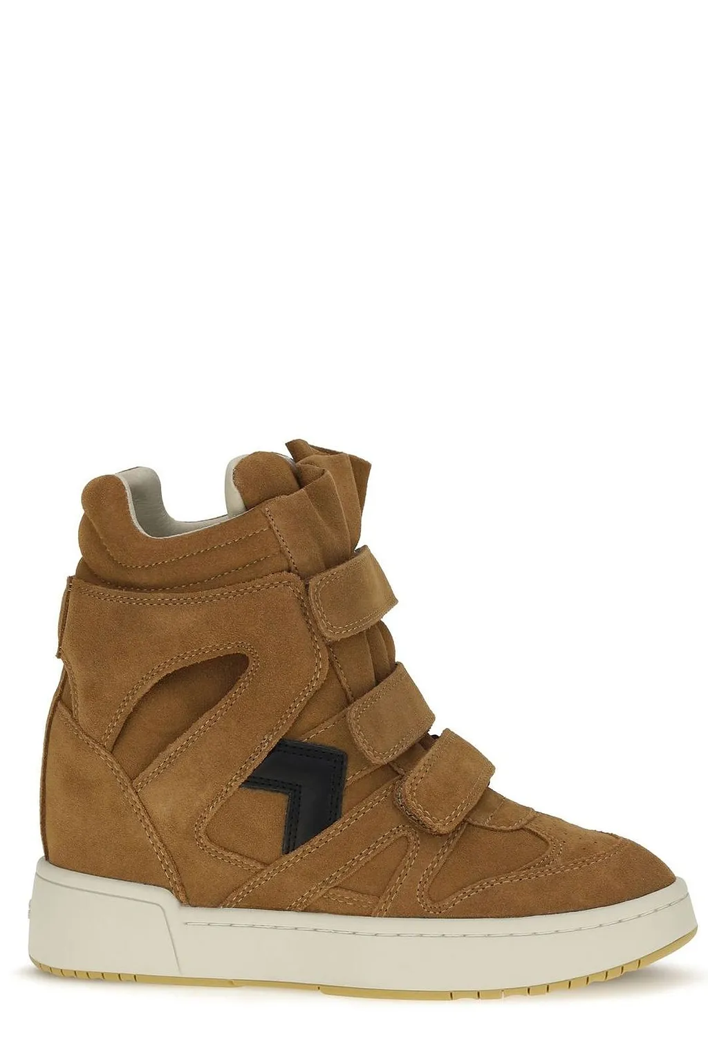 Isabel Marant Velcro Wedge High-Top Sneakers