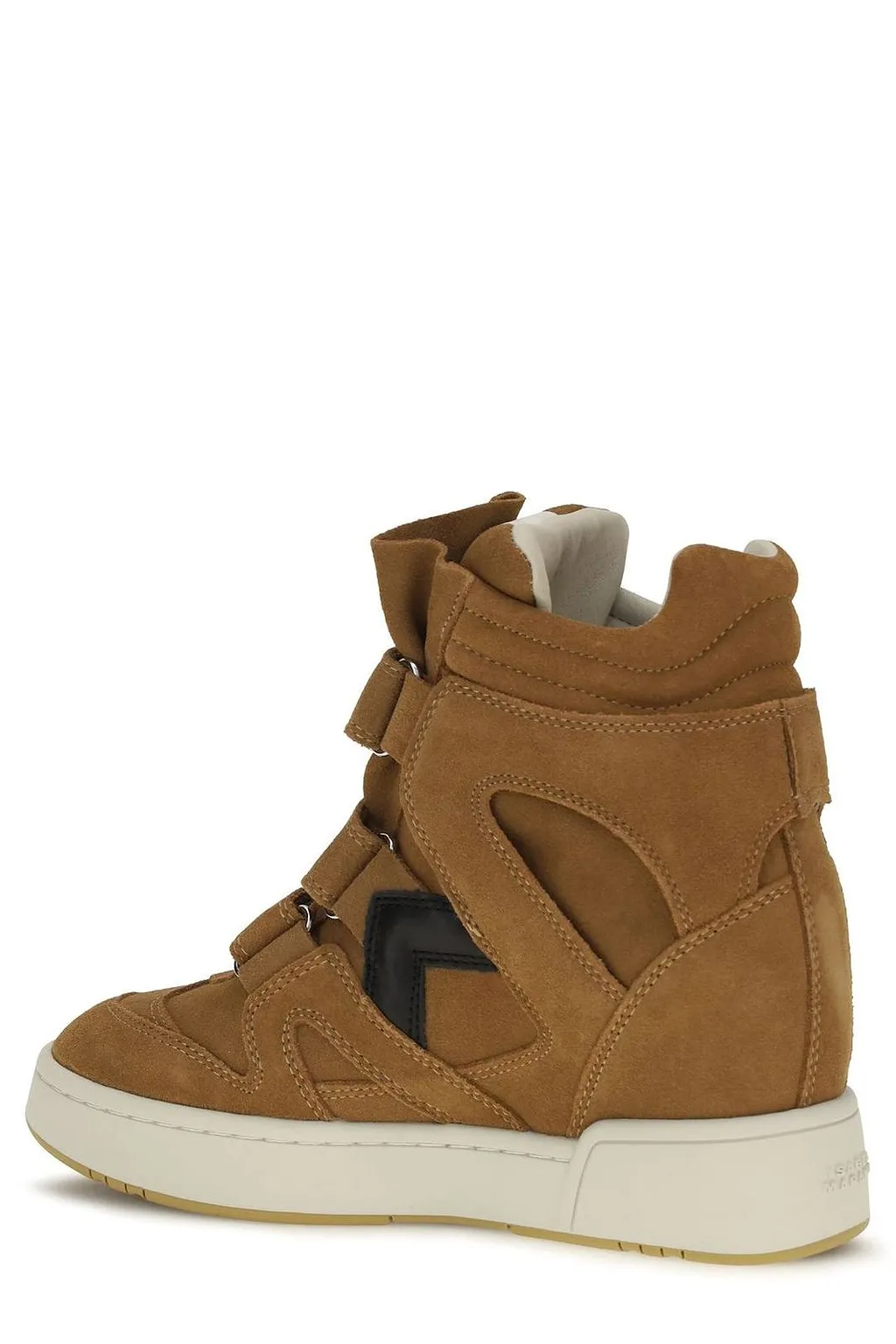 Isabel Marant Velcro Wedge High-Top Sneakers