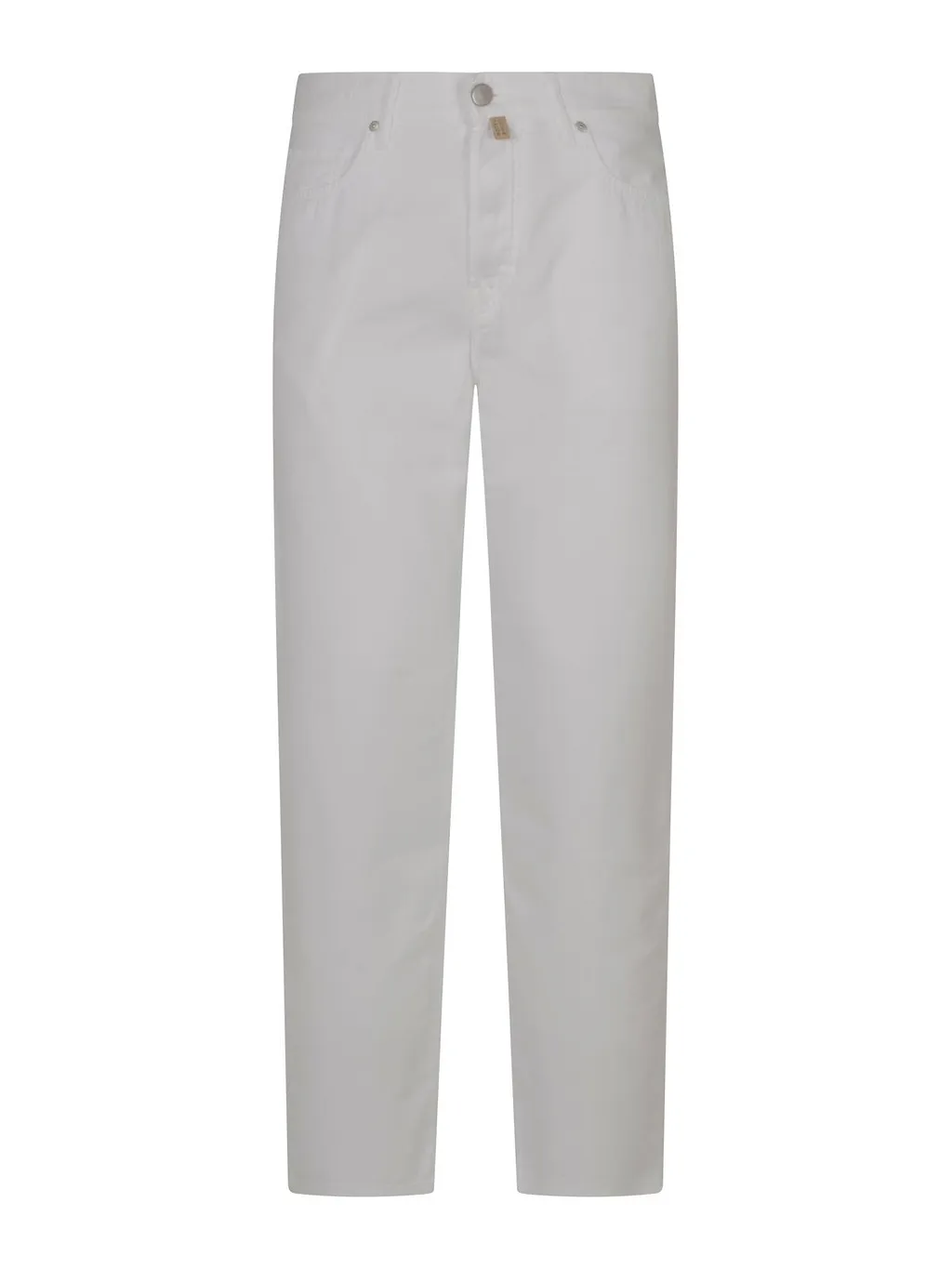 Jacob Cohen Logo Patch Straight-Leg Pants