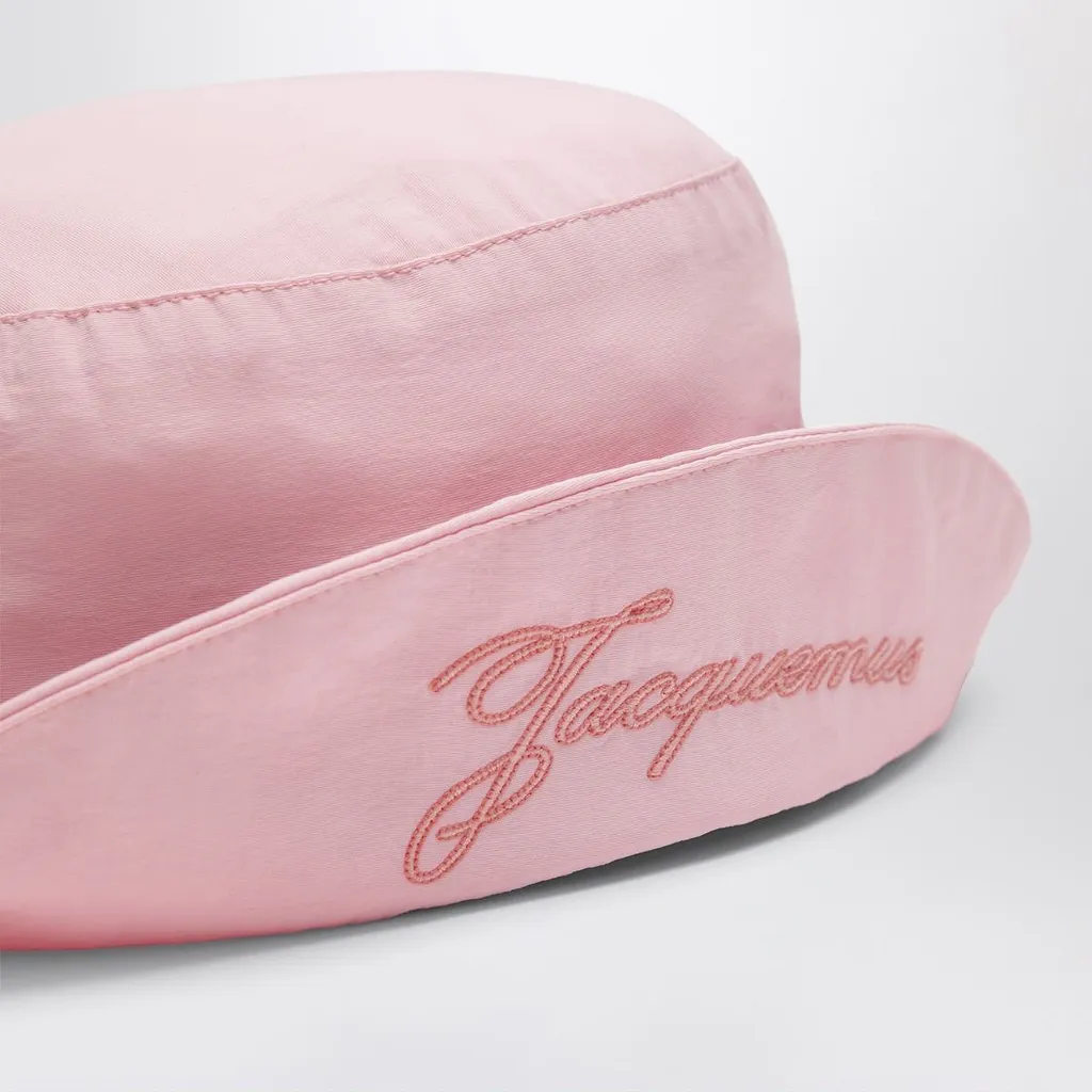 Jacquemus Baluchon Logo Detailed Bucket Hat