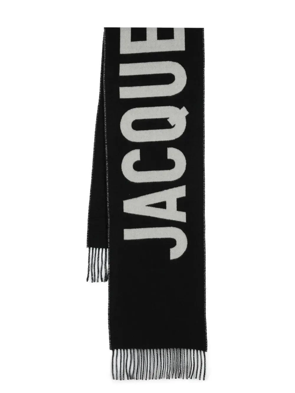 Jacquemus Logo Detailed Fringe Logo Scarf