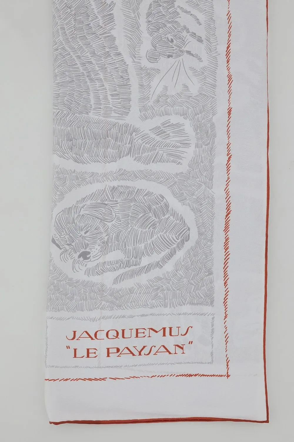 Jacquemus Graphic Printed Scarf