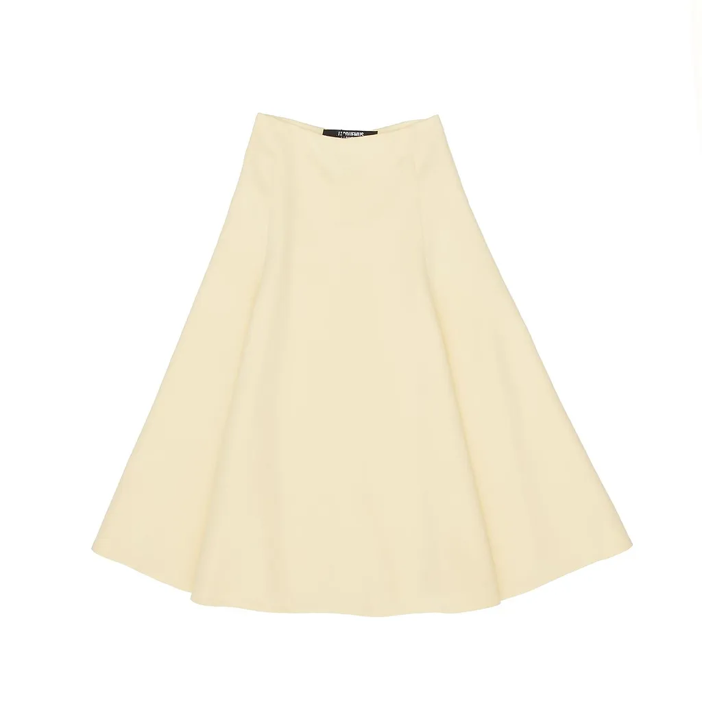 Jacquemus High Waist Flared Maxi Skirt