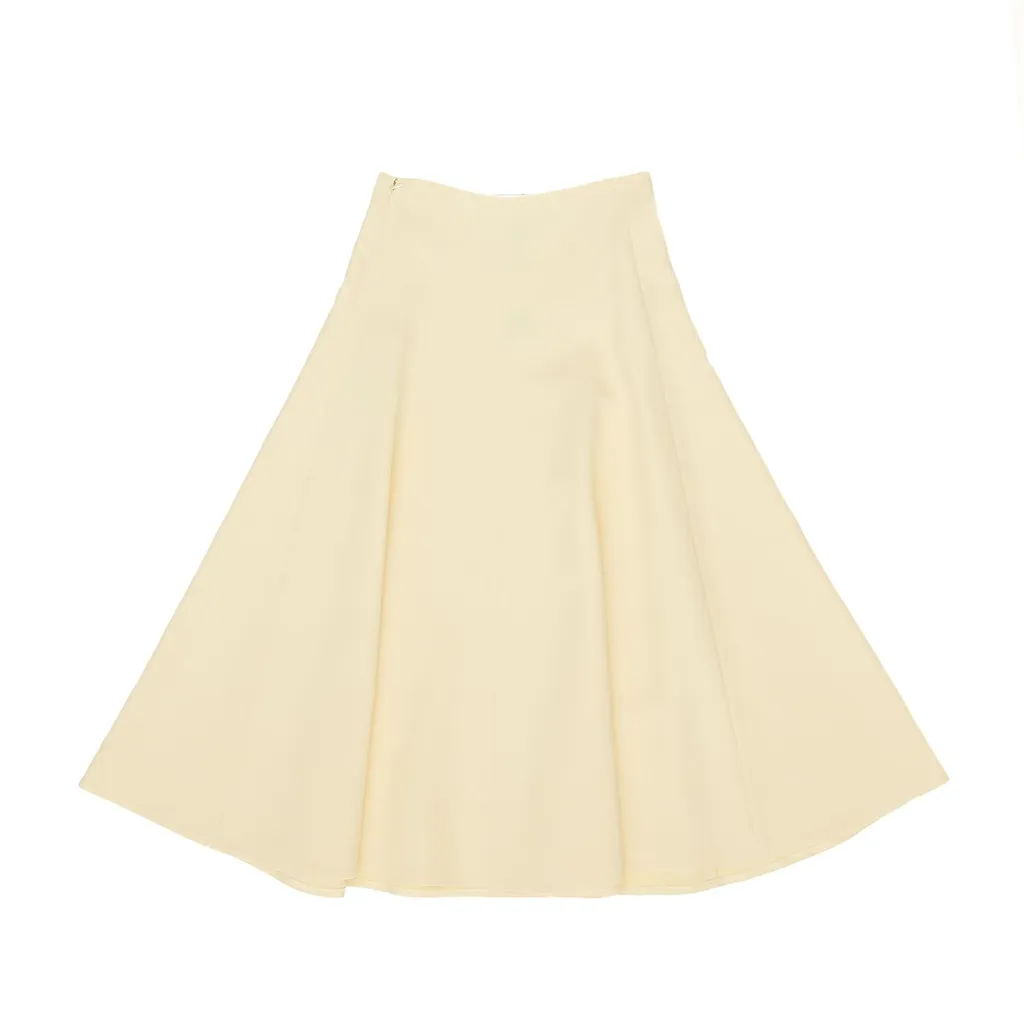 Jacquemus High Waist Flared Maxi Skirt