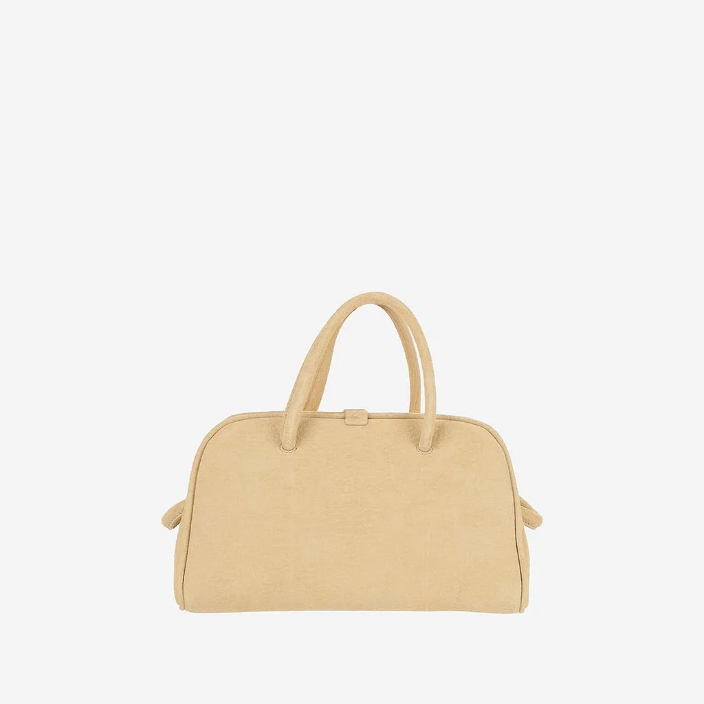 Jacquemus Knotted Handle Suede Shoulder Bag