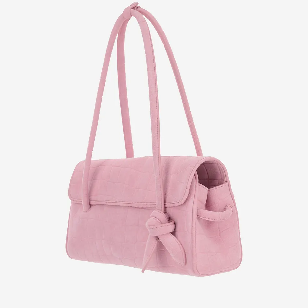 Jacquemus Knotted Embossed Shoulder Bag