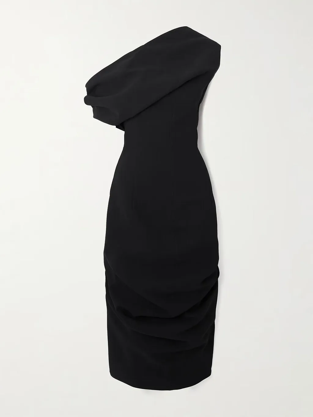 Jacquemus La Robe Pesce One-Shoulder Midi Dress
