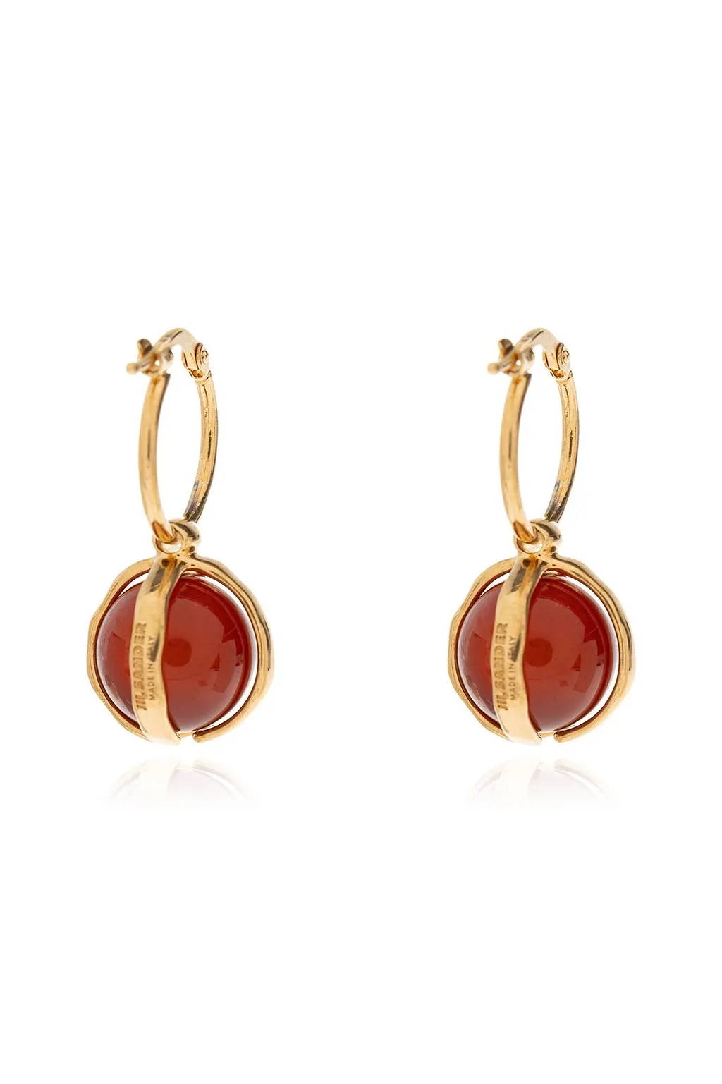 Jil Sander Pendant Handcrafted Earrings