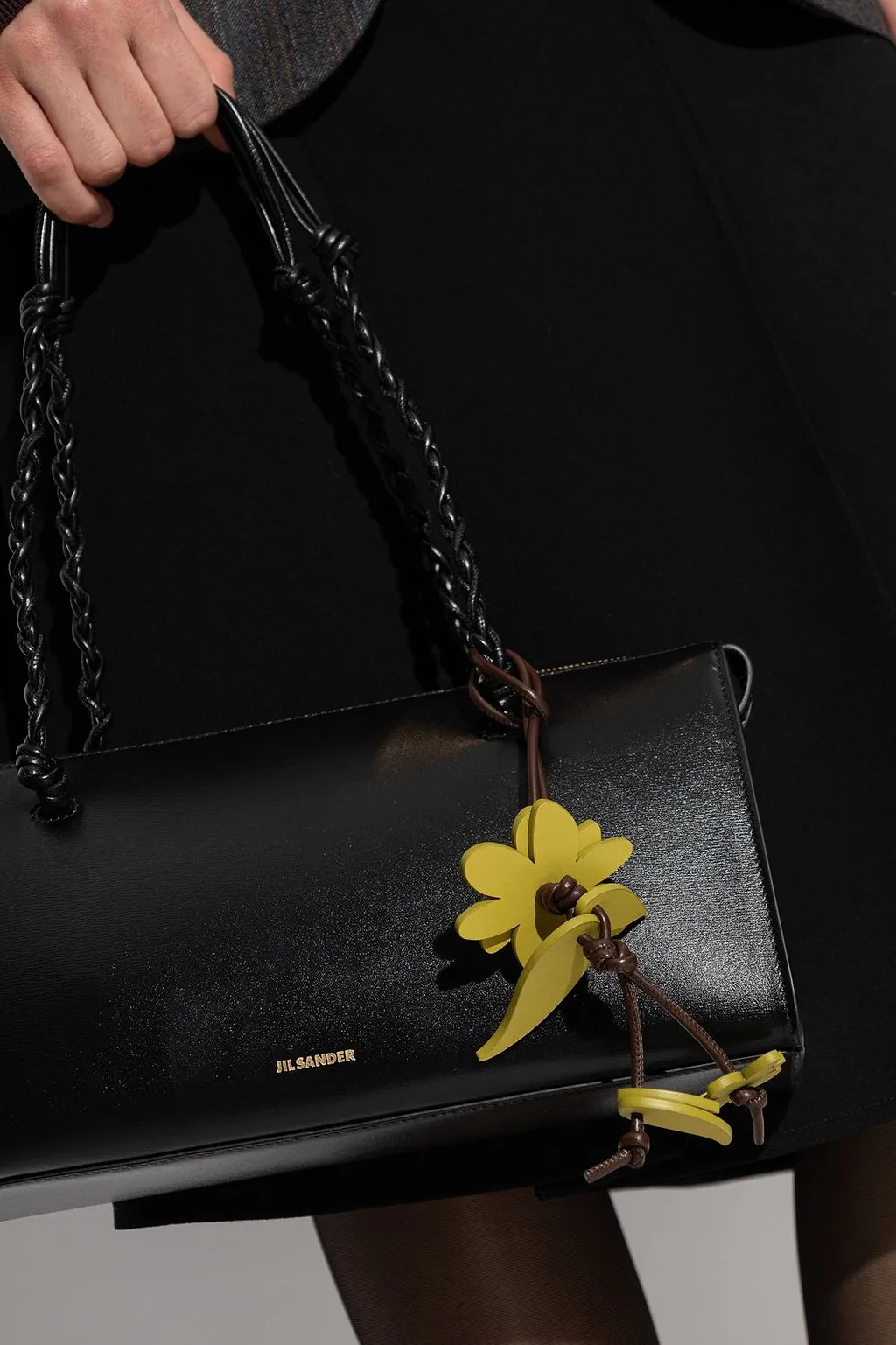 Jil Sander Layered Flower Bag Charm