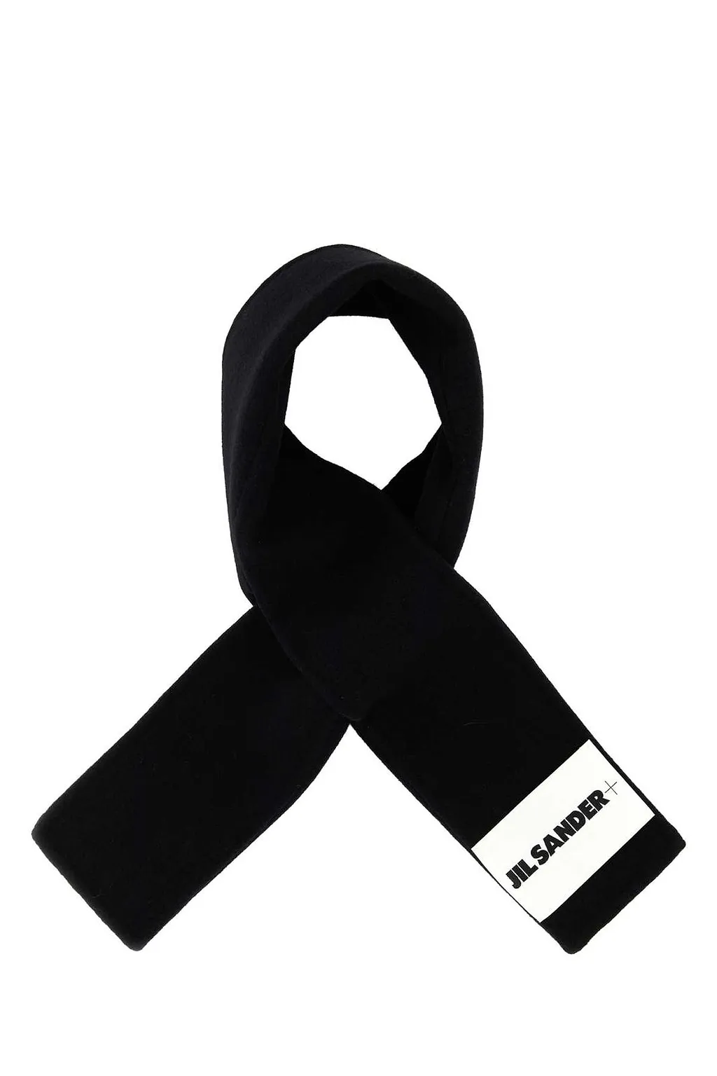 Jil Sander+ Logo-Patch Knitted Scarf