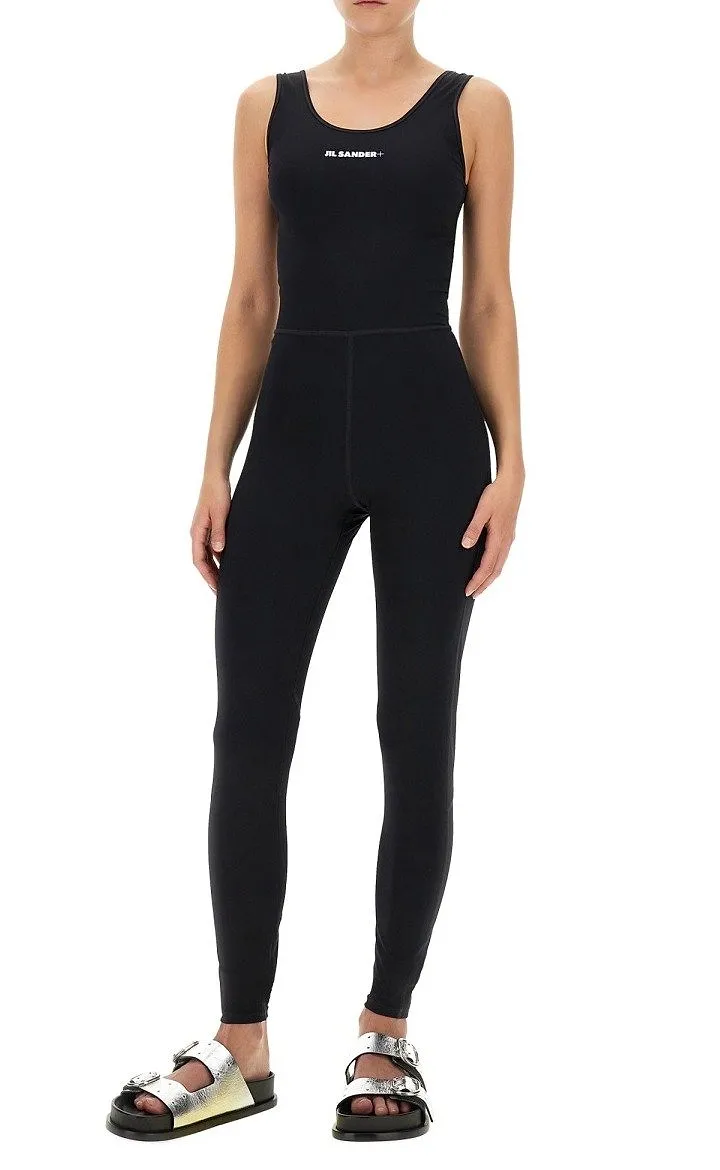 Jil Sander+ Logo Printed Jersey Jumpsuit