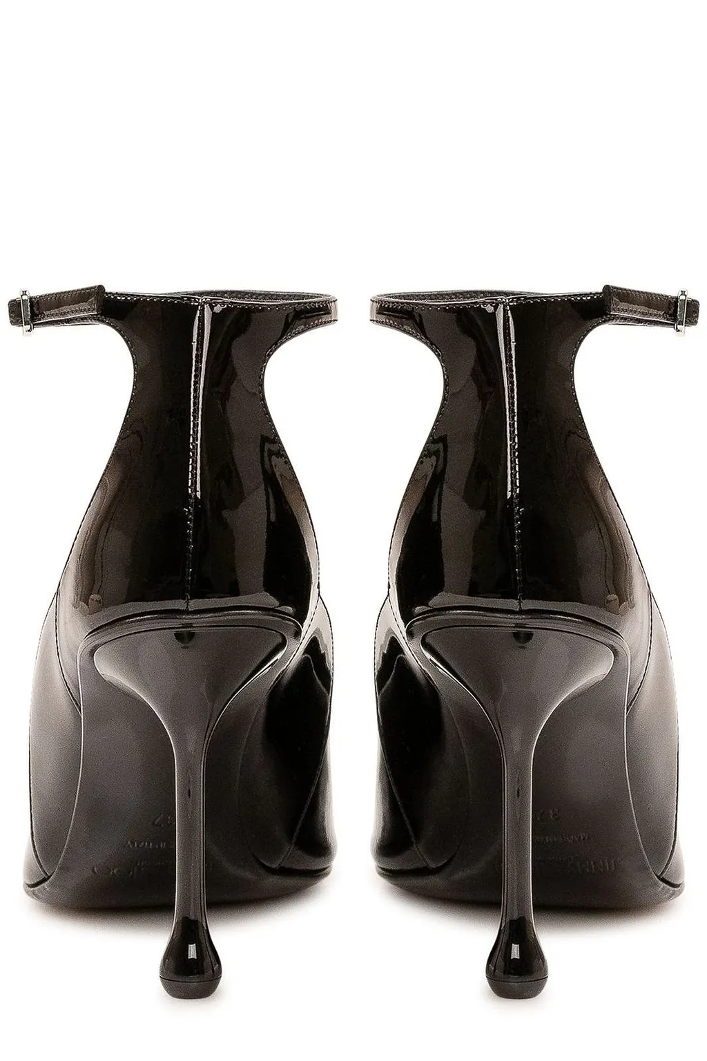 Jimmy Choo Quinci 95 Ankle Strap Pumps
