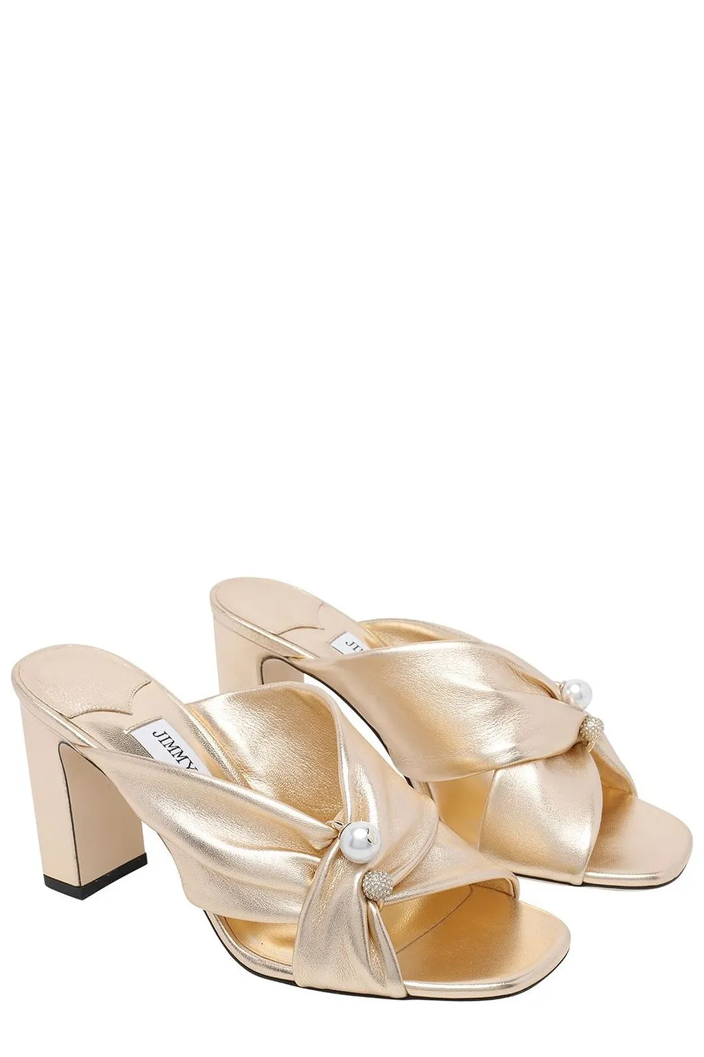 Jimmy Choo Rafi 85 Pearl Heel Sandals