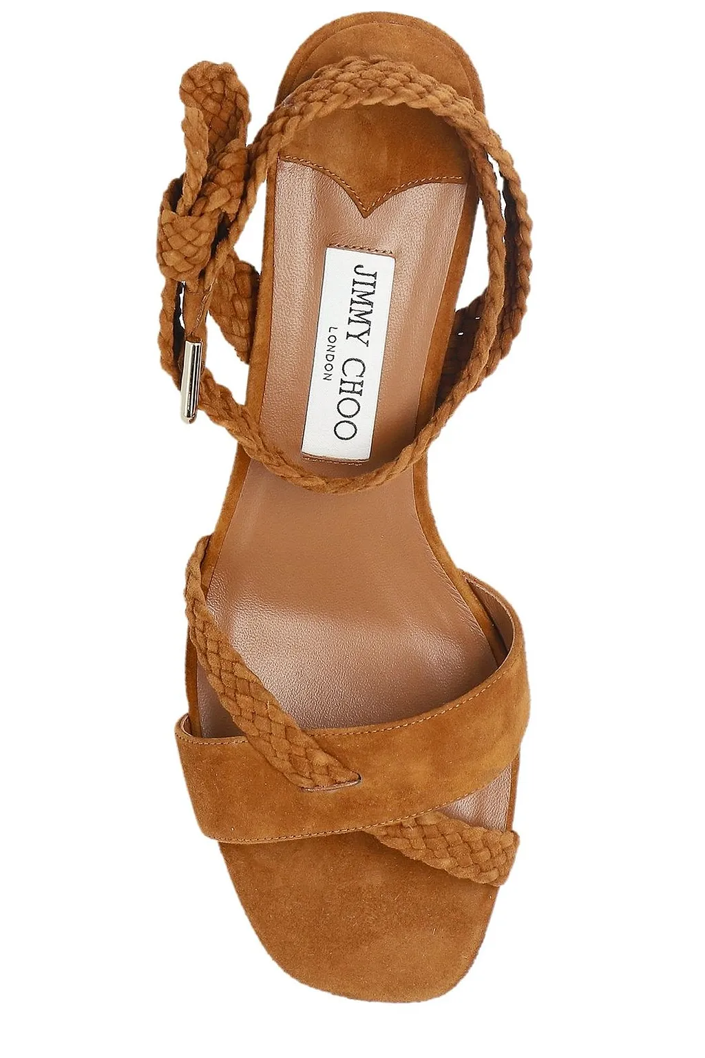 Jimmy Choo Rori 45 Braided Heeled Sandals