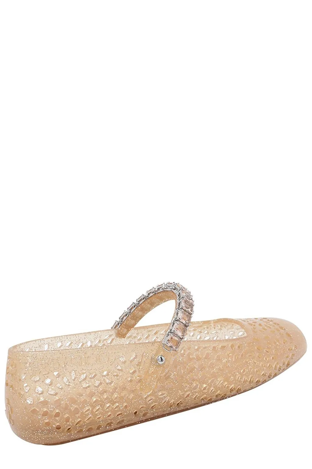 The Jelly Embellished Ballerina Flats