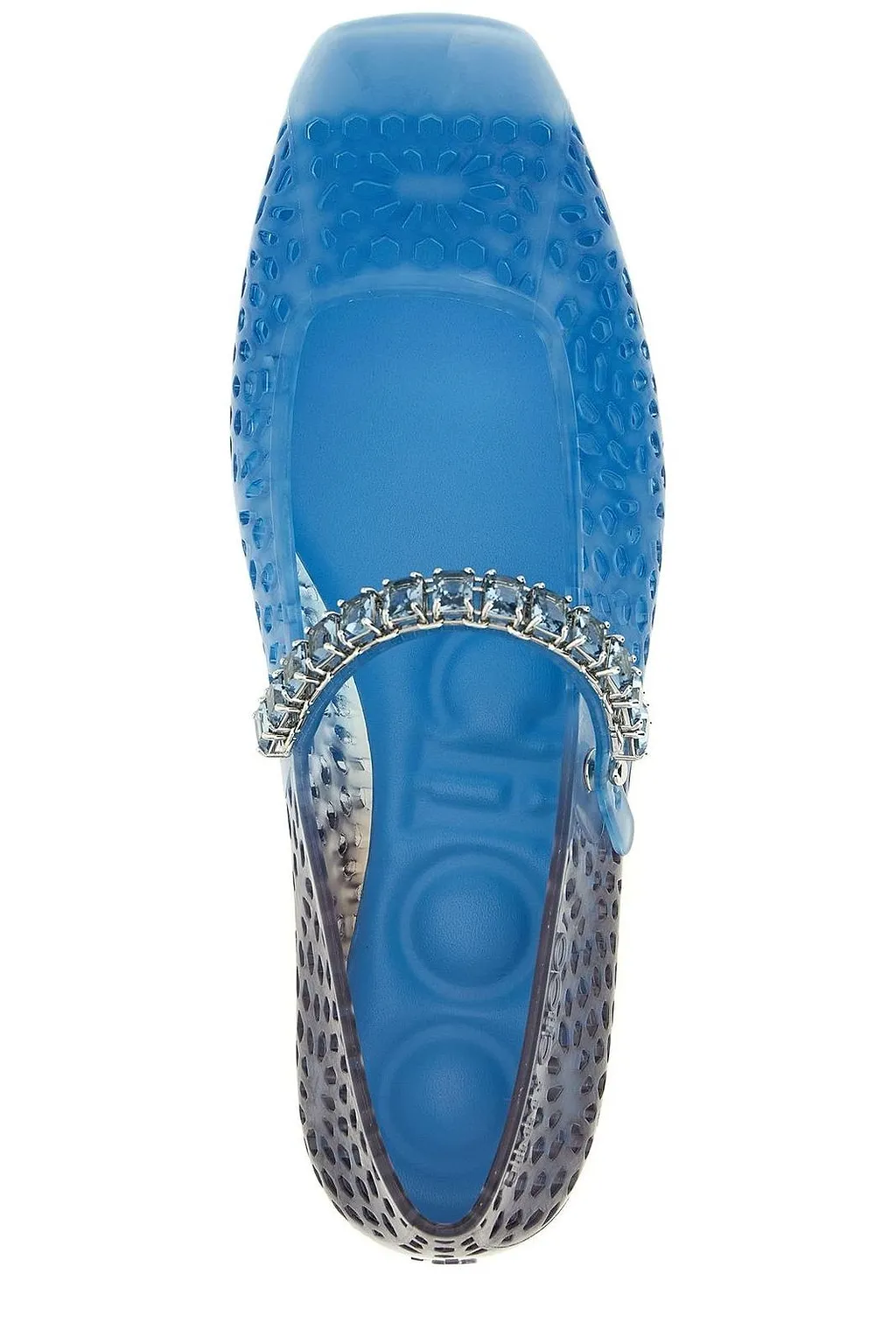 Jimmy Choo The Jelly Openwork Ballet Flats
