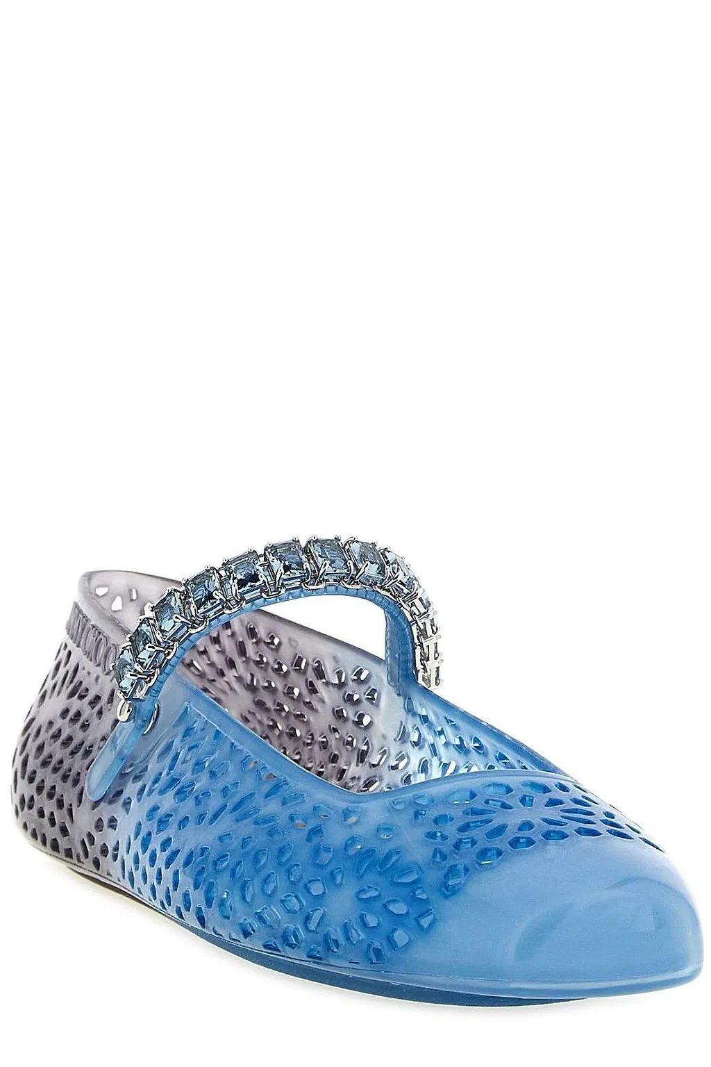 Jimmy Choo The Jelly Openwork Ballet Flats