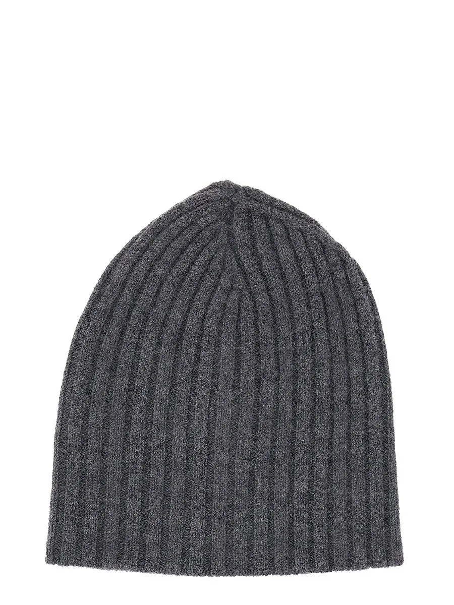 Ribbed-Knit Beanie
