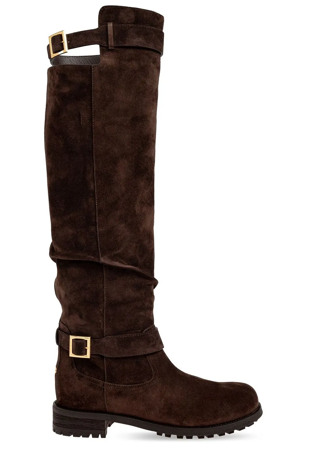 Jimmy Choo Buckled Flat Boots