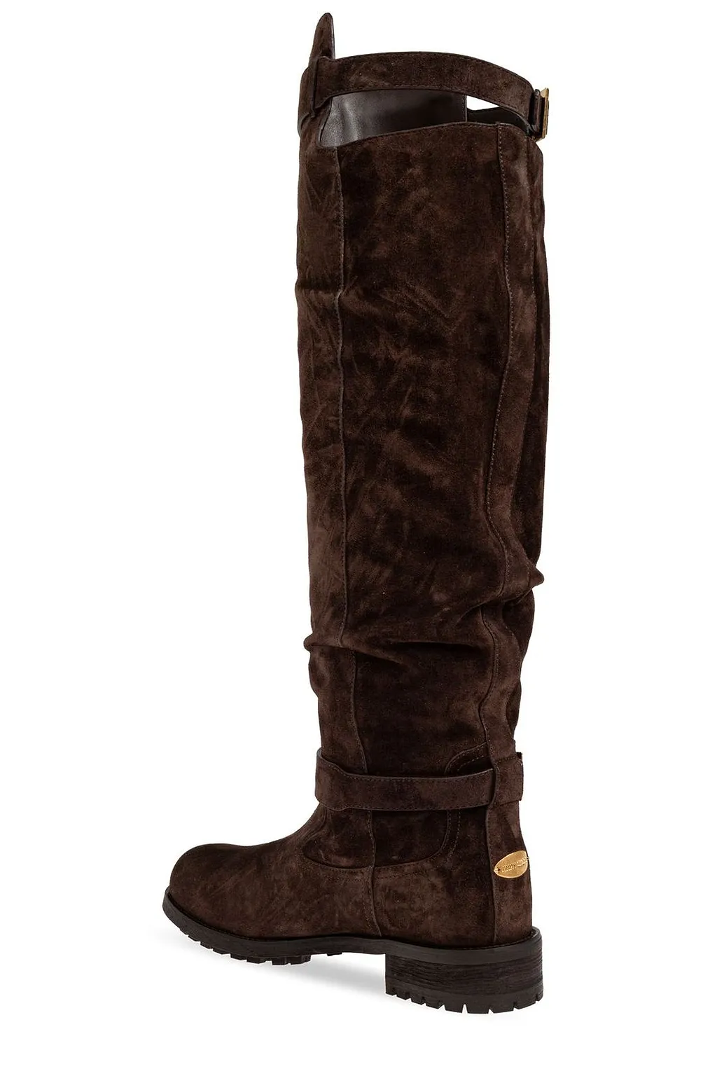 Jimmy Choo Buckled Flat Boots