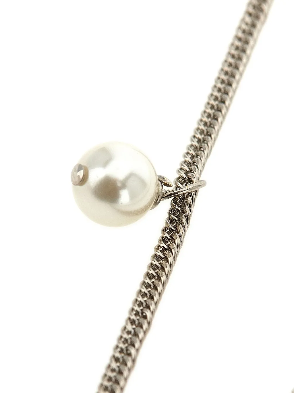 Jil Sander Ring Pendant Chain-Linked Necklace