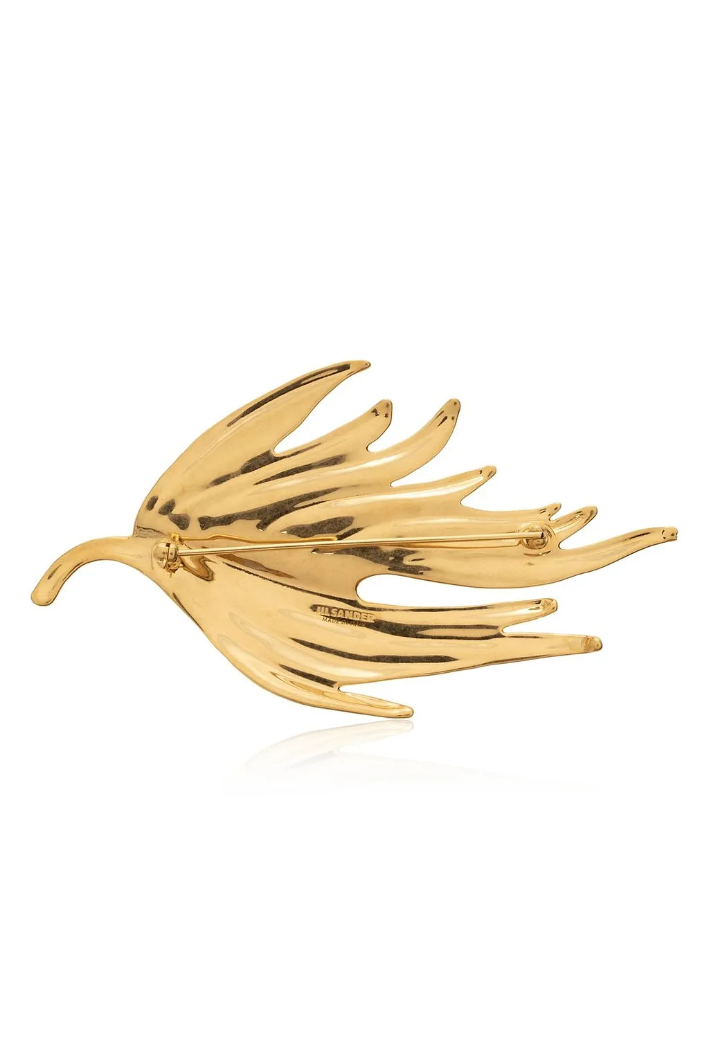 Sculpted Leaf Brooch