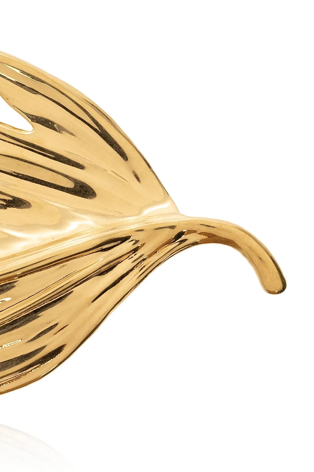 Sculpted Leaf Brooch