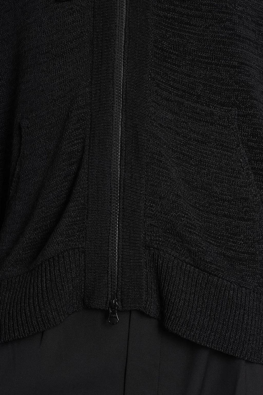 Palla Zipped Knitted Hoodie