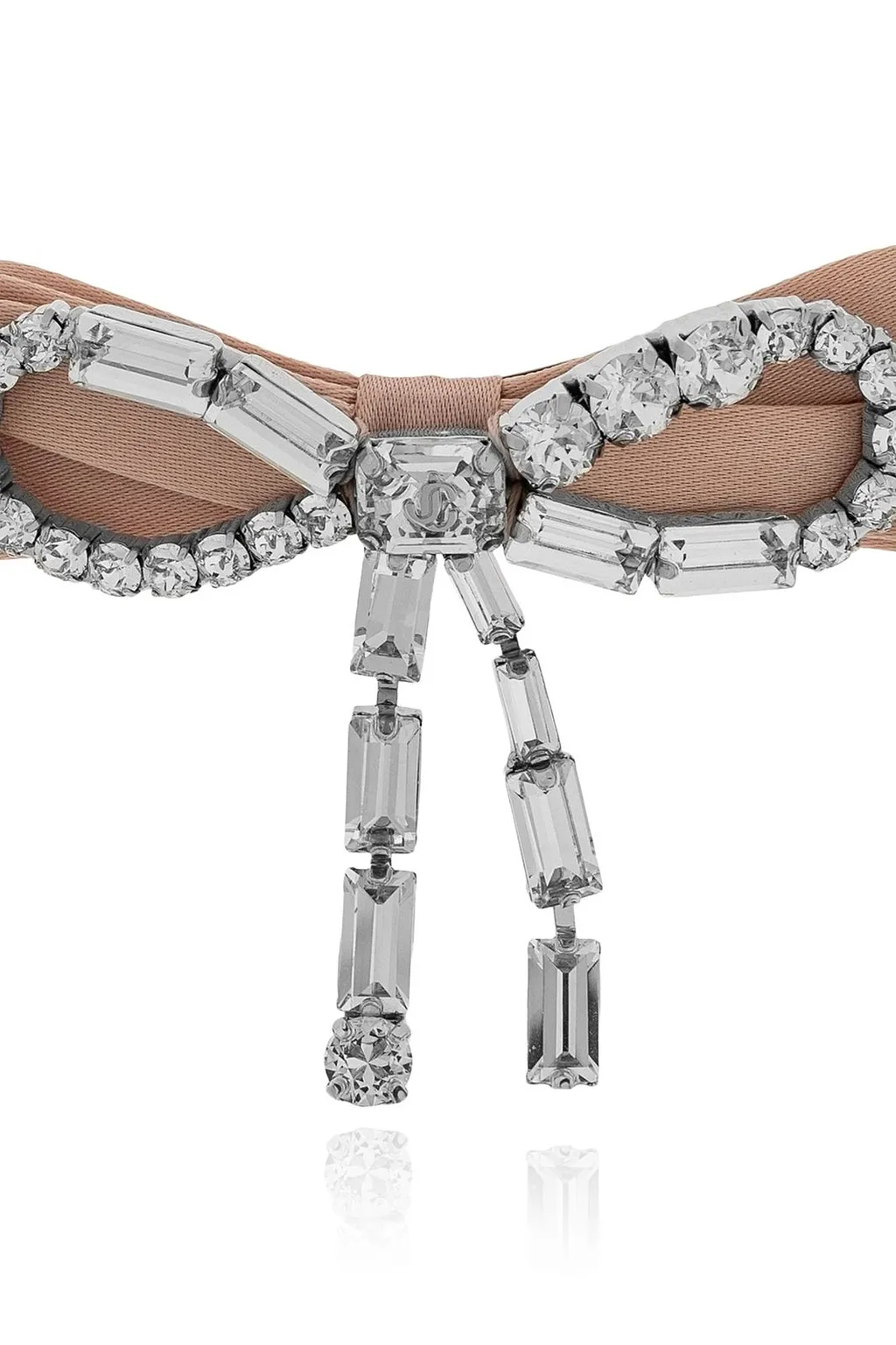 Jimmy Choo Embellished Bow Hair Clip