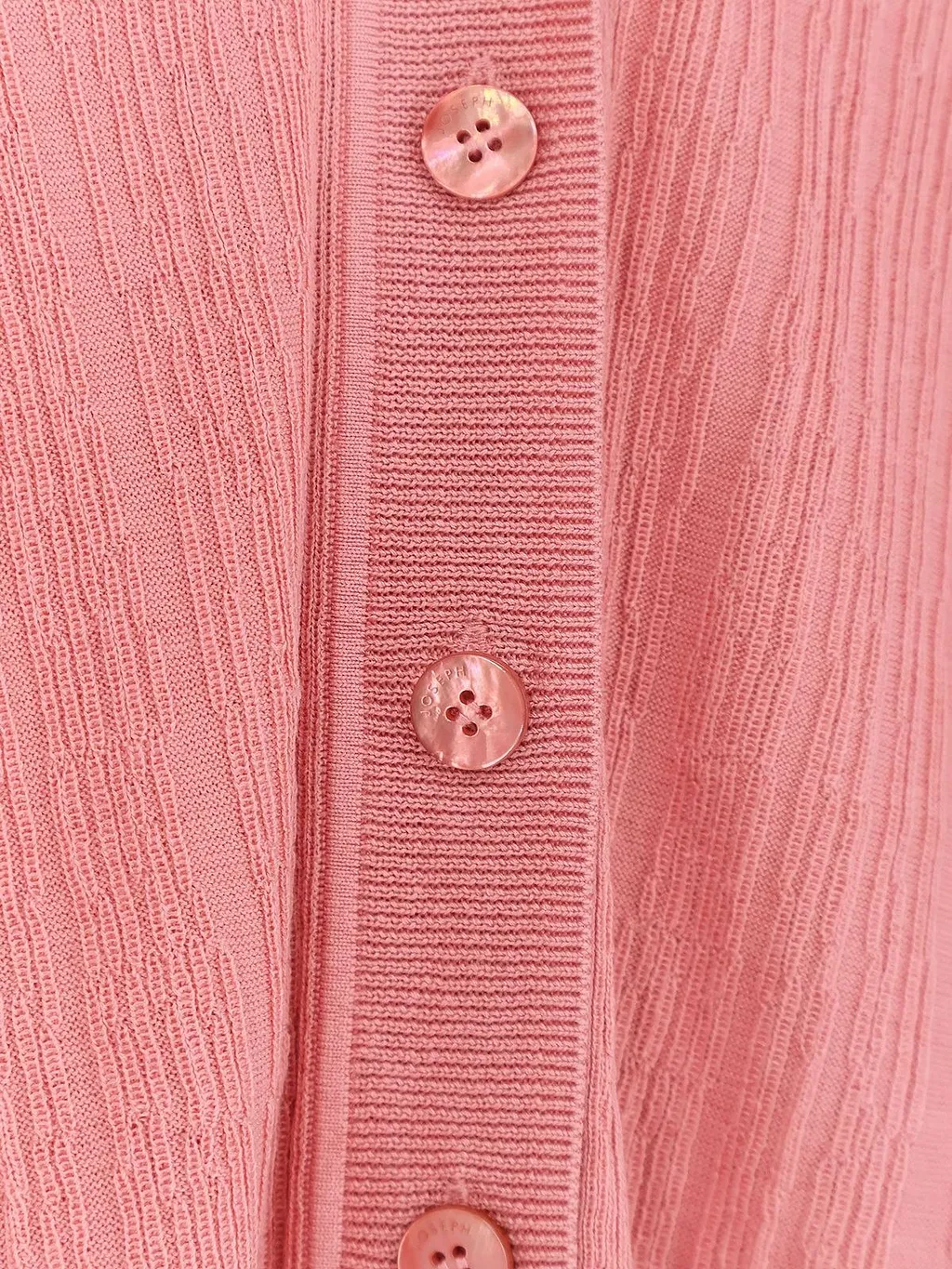 Joseph Ribbed Short-Sleeve Cardigan