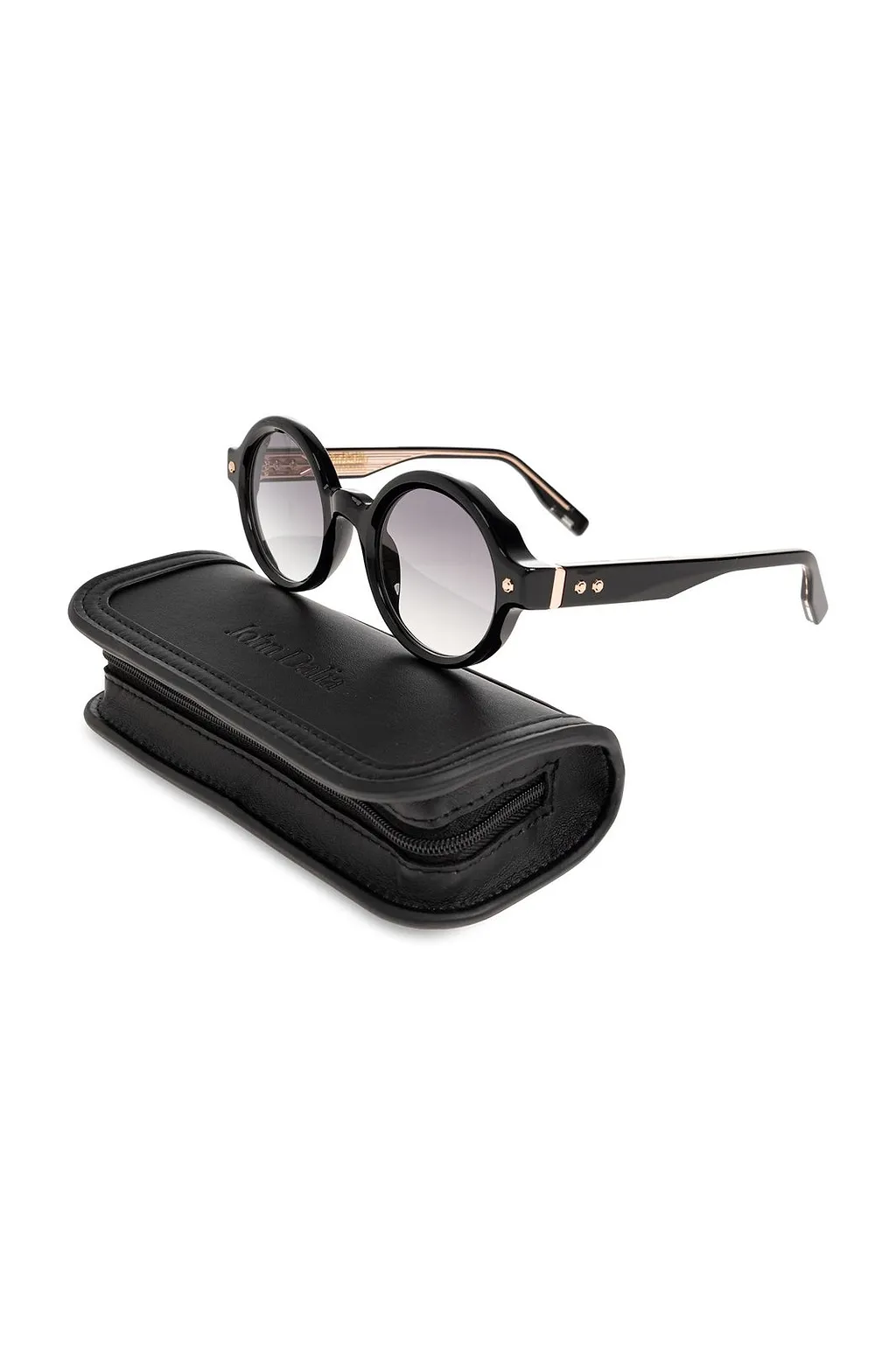 John Dalia P 12 Round-Frame Sunglasses