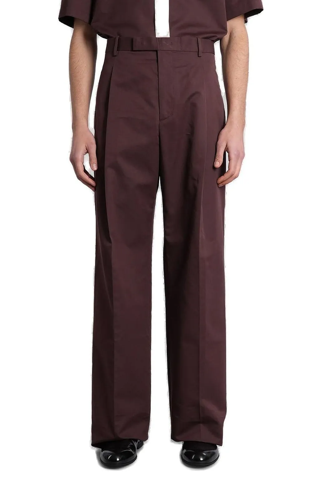 Jil Sander Straight-Leg Pleated Tailored Pants