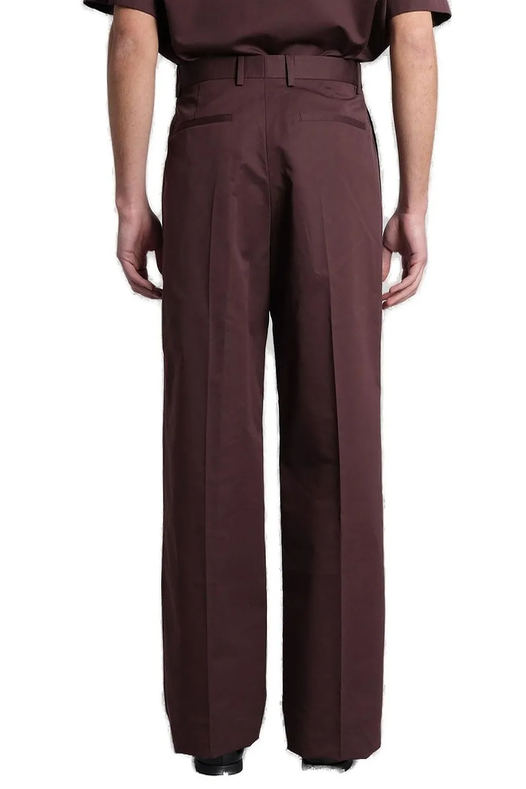 Jil Sander Straight-Leg Pleated Tailored Pants
