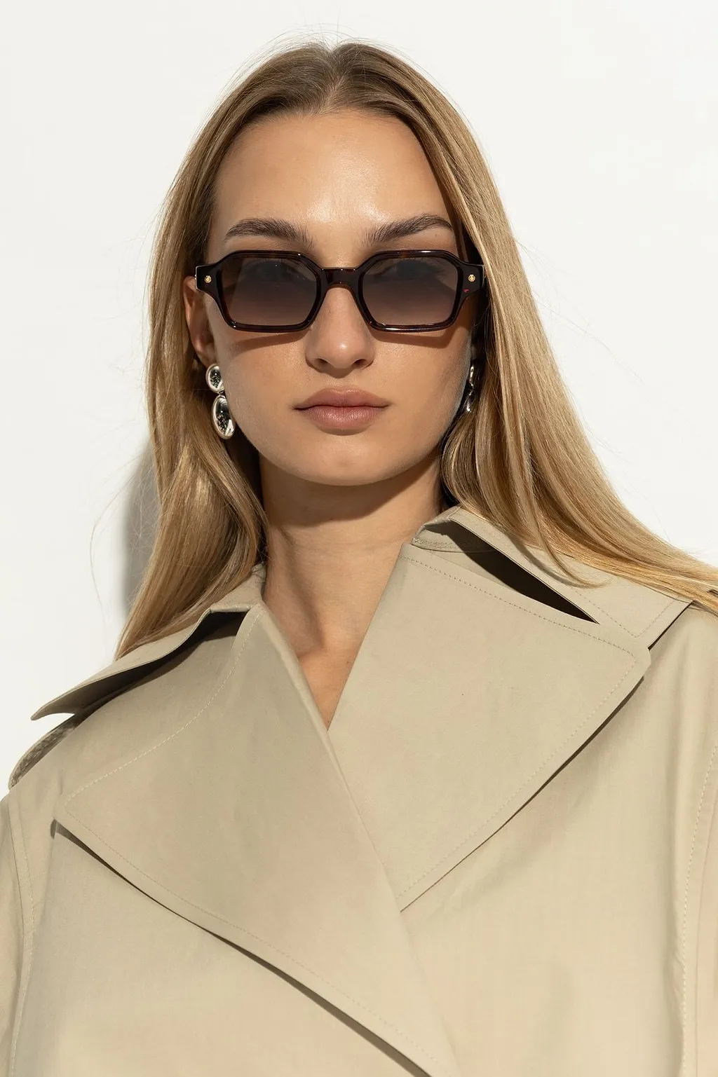 Rectangular Frame Sunglasses