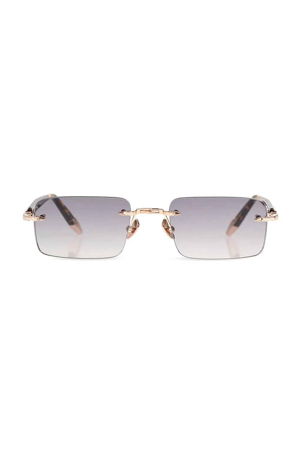 John Dalia Rimless Rectangular Sunglasses