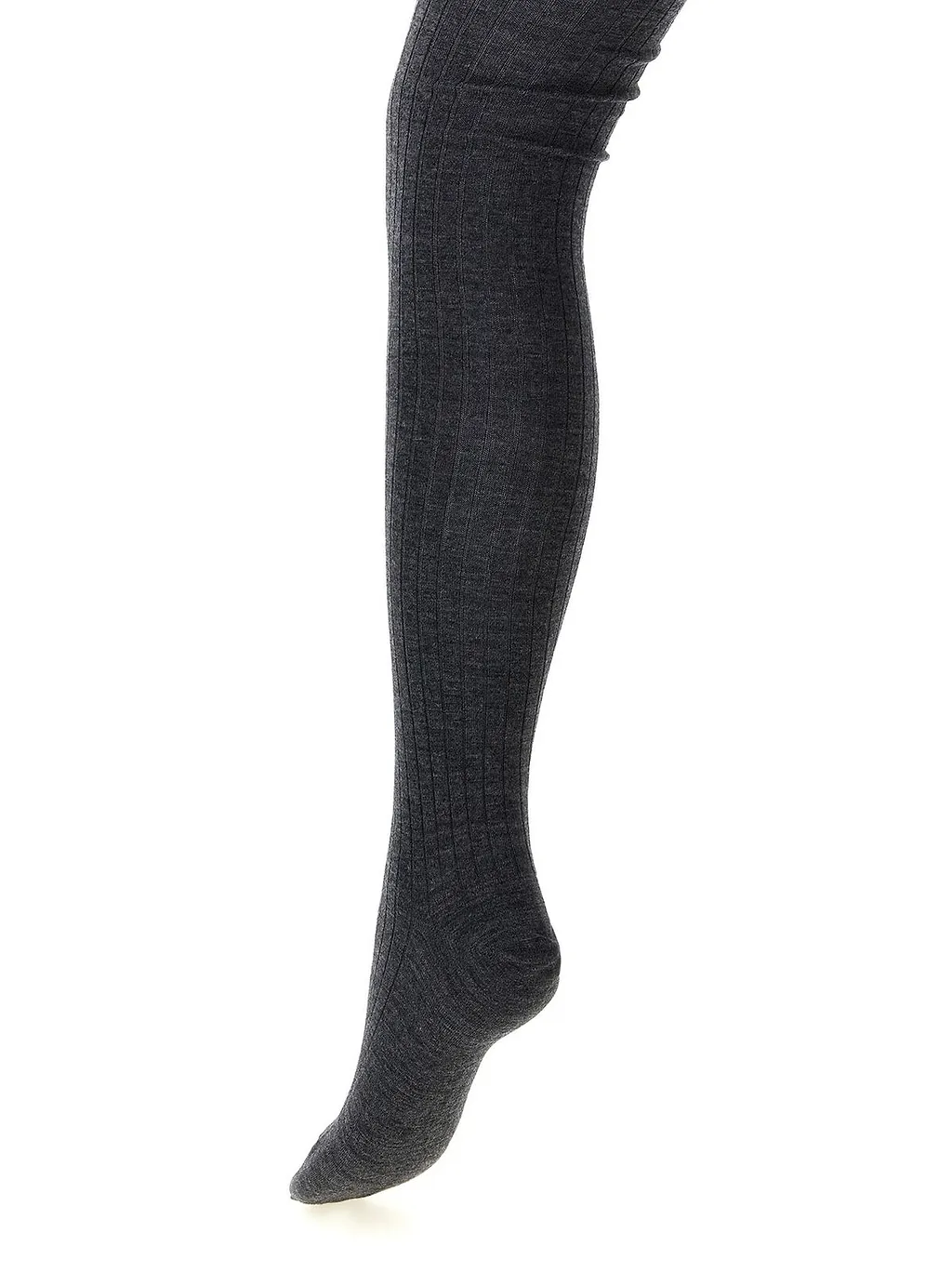 Jil Sander Stretched Ribbed Tights