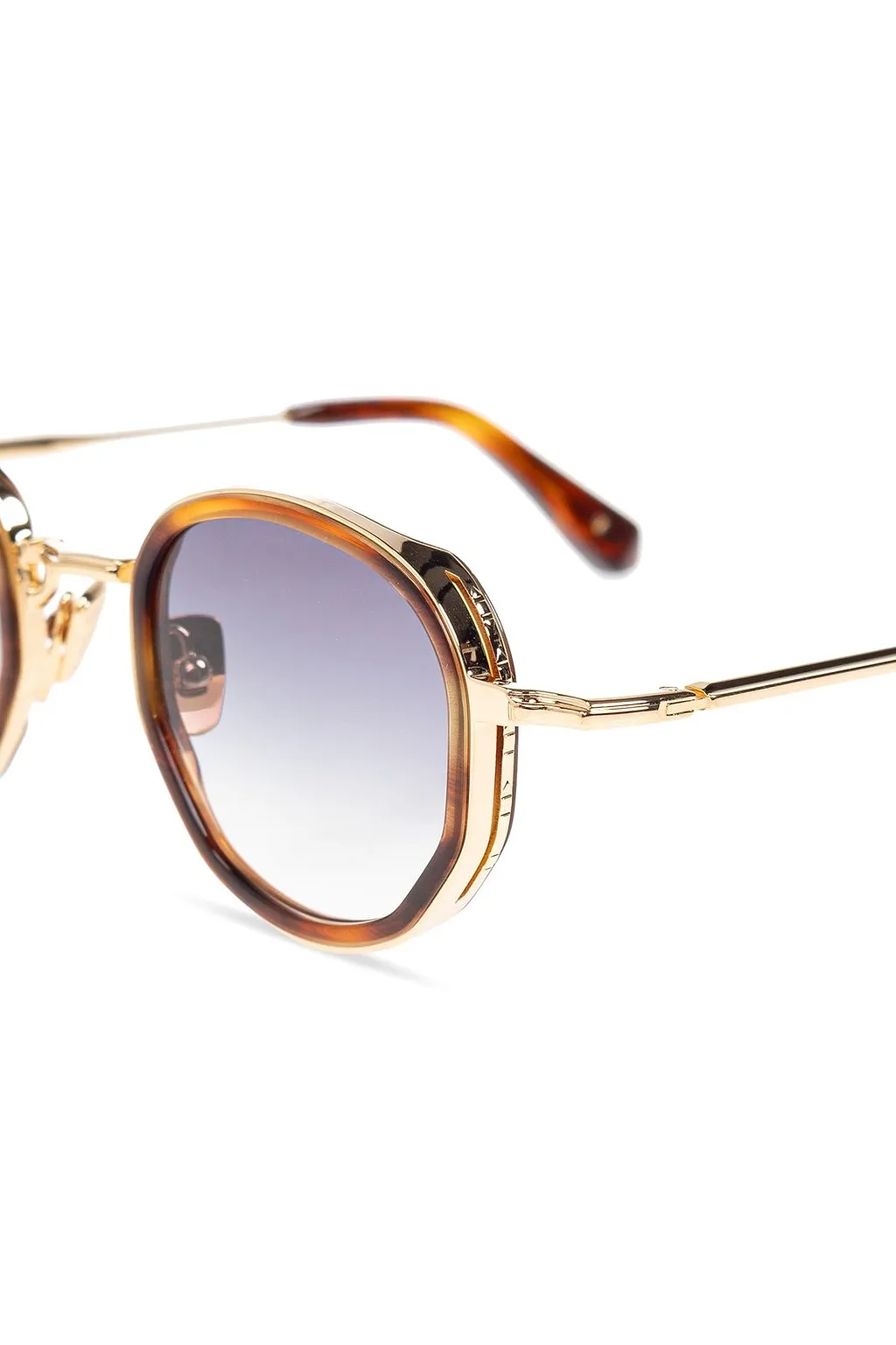 John Dalia Round-Frame Sunglasses