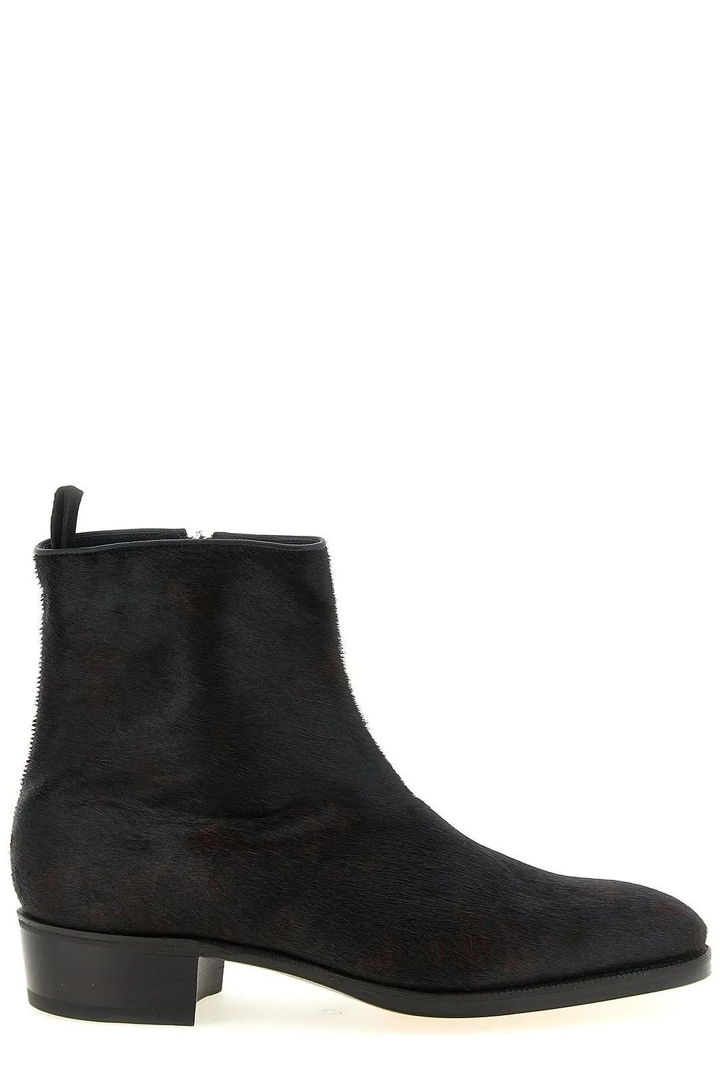 John Lobb Freddi Bristle Hide Ankle Boots