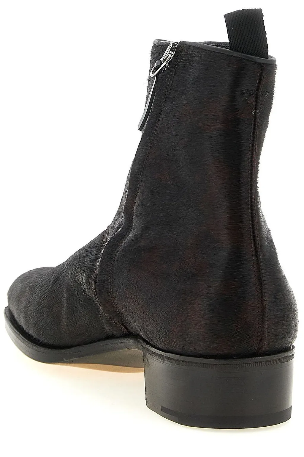 John Lobb Freddi Bristle Hide Ankle Boots