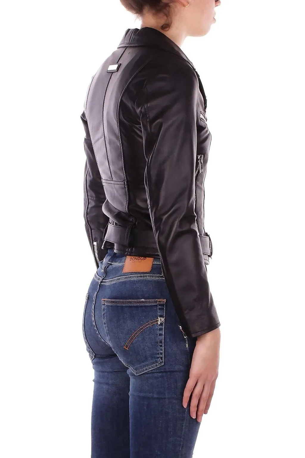 John Richmond Belted Zipped Jacket
