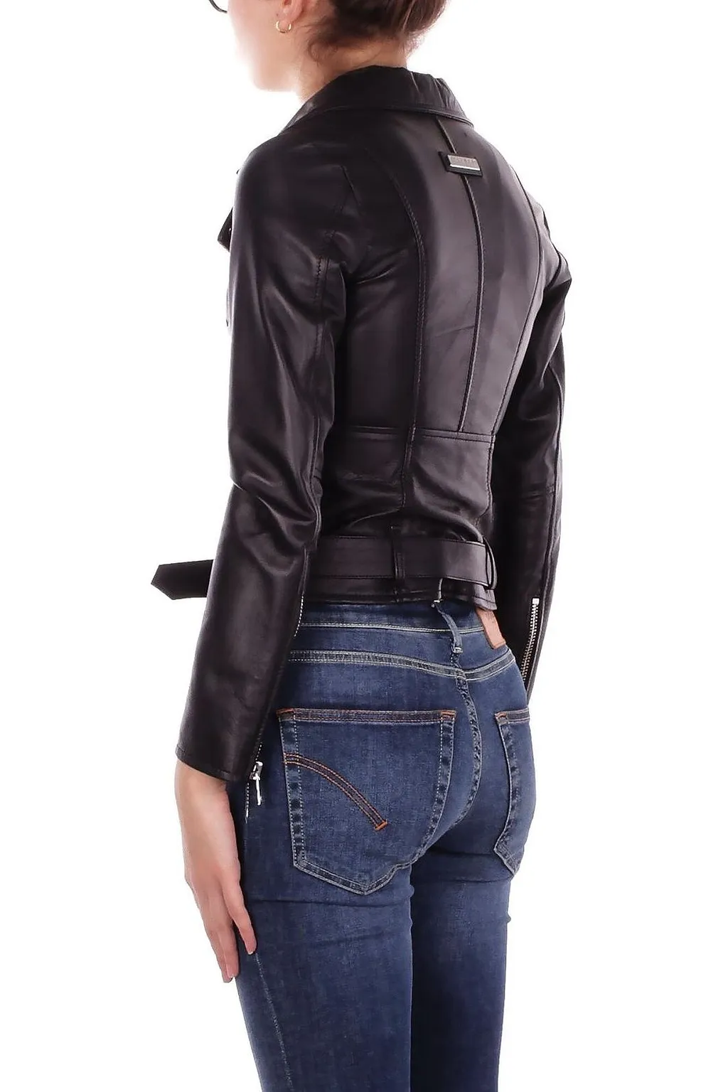 John Richmond Belted Zipped Jacket