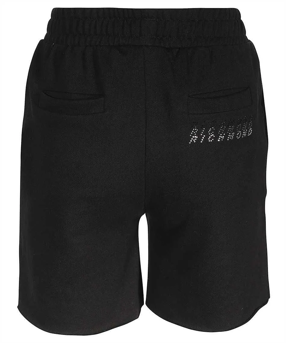 John Richmond Crystal Logo Shorts