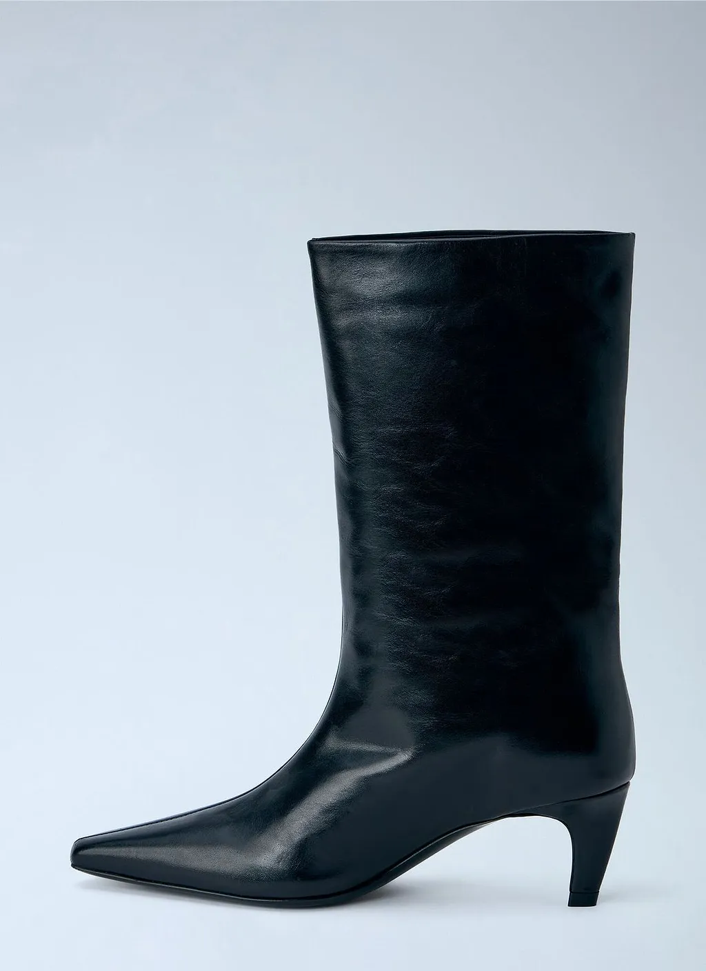 Jude Cave Mid-Calf Heeled Boots