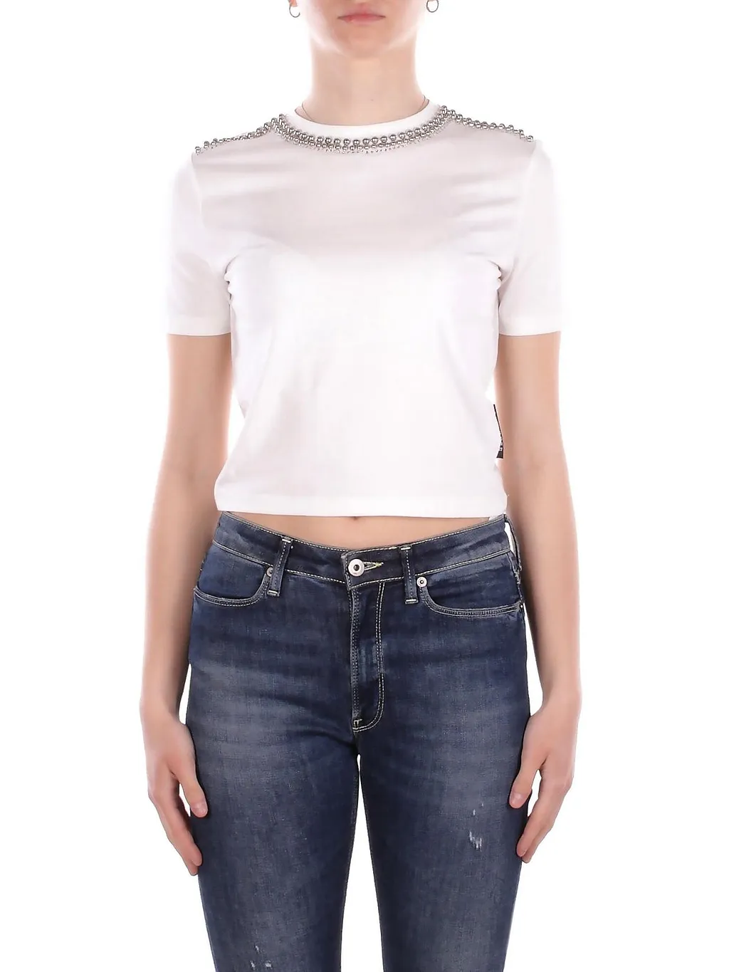 John Richmond Embellished Crewneck T-Shirt