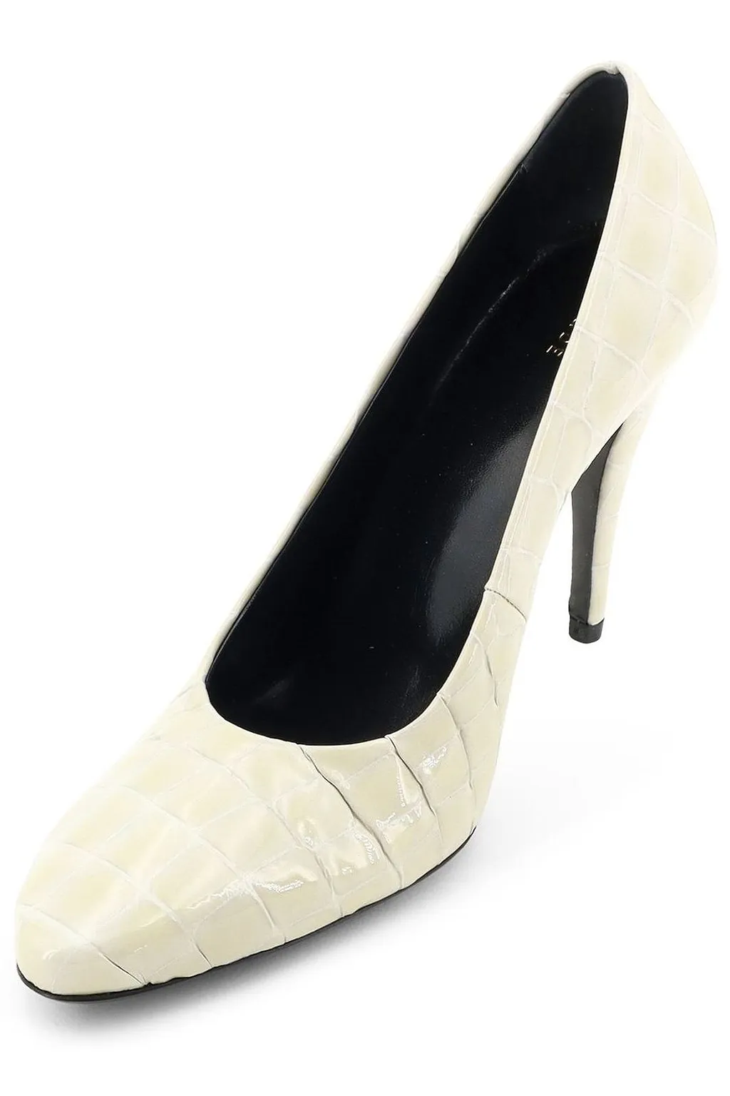 Jude Embossed Stiletto Heeled Pumps